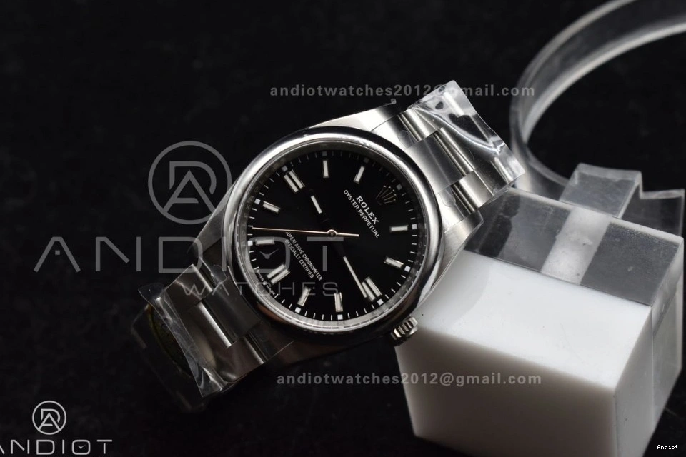 Clean Edition Best Oyster Silver VR3230 1:1 904L Black Steel 126000 36mm Perpetual 0427